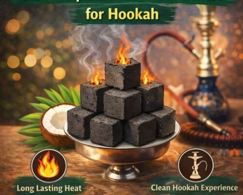 Cube Shaped Coconut Shell Charcoal for Hookah