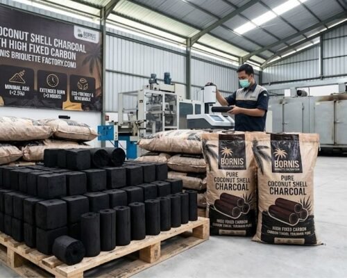 Pure Coconut Shell Charcoal with High Fixed Carbon