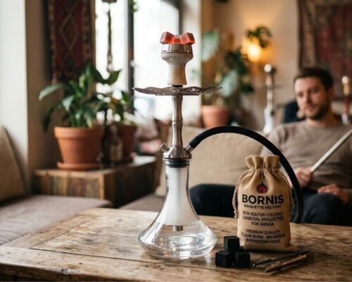 Non-Sulfur Charcoal Briquettes for Shisha