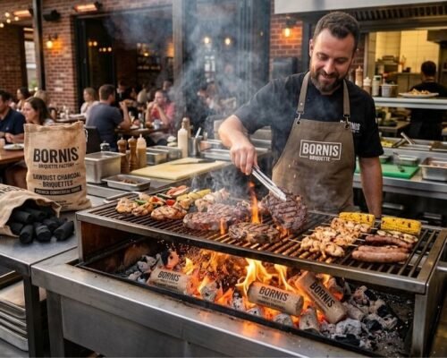 Sawdust Charcoal Briquettes for Commercial Grilling